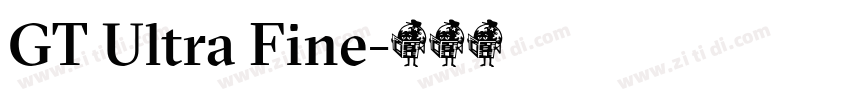 GT Ultra Fine字体转换 GT Ultra Fine字体转换
